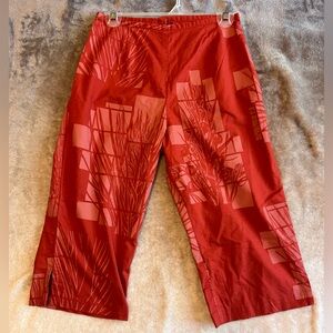 orange sig zane capris pants